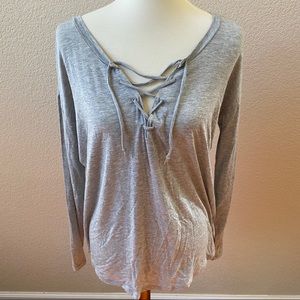 Victoria’s Secret PINK Lace-Up Shirt